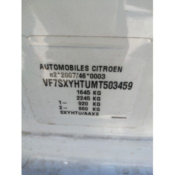 Recambio de carroceria corte para citroën c3 1.5 blue-hdi fap referencia OEM IAM   