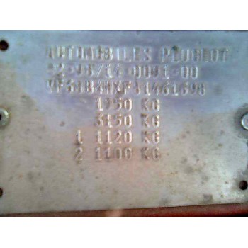 peugeot 406 berlina (s1/s2) del año 2002