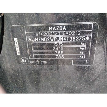 mazda 2 berlina (dy) del año 2005