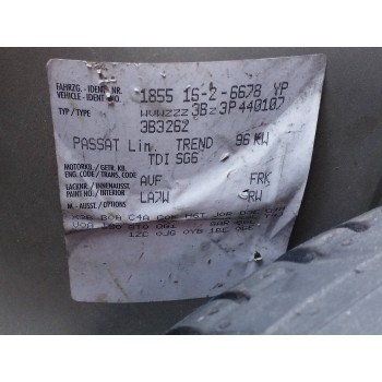 Recambio de carroceria corte para volkswagen passat berlina (3b3) 1.9 tdi referencia OEM IAM   