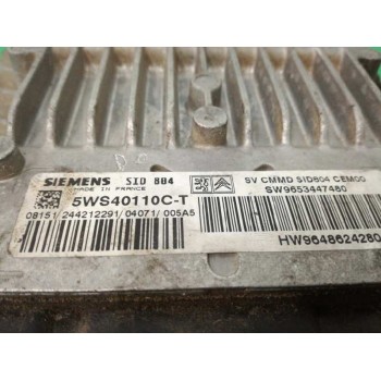 Recambio de centralita motor uce para citroën c3 1.4 hdi sx plus referencia OEM IAM 9648624280 5WS40110CT GESTION