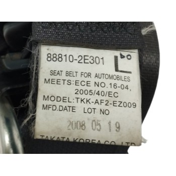 Recambio de cinturon seguridad delantero izquierdo para hyundai tucson (jm) 2.0 crdi cat referencia OEM IAM 888102E301  