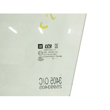 Recambio de luna trasera derecha para opel mokka 1.6 cdti dpf referencia OEM IAM   