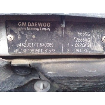 chevrolet nubira berlina del año 2005