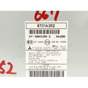 Recambio de sistema audio / radio cd para mitsubishi asx (ga0w) 1.8 di-d cat referencia OEM IAM 8701A352  