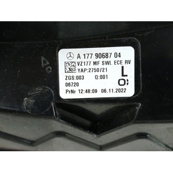 Recambio de piloto trasero izquierdo para mercedes-benz clase a sedán (v177) a 200 d (177.112) referencia OEM IAM A1779068704  