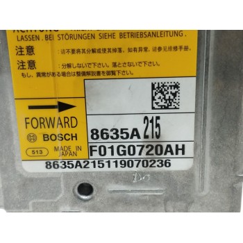 Recambio de centralita airbag para mitsubishi asx (ga0w) 1.8 di-d cat referencia OEM IAM 8635A215 F01G0720AH 