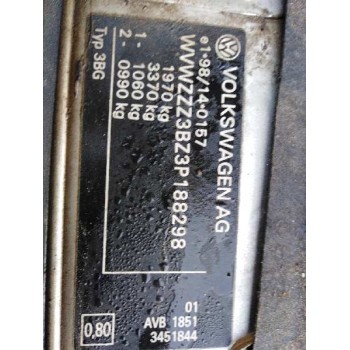 volkswagen passat berlina (3b3) del año 2003