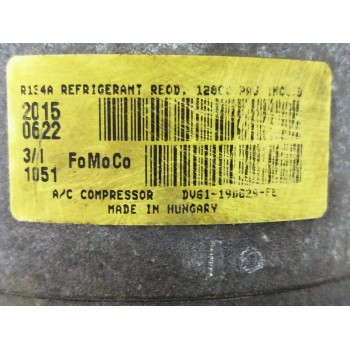 Recambio de compresor aire acondicionado para ford focus lim. 1.0 ecoboost cat referencia OEM IAM DV6119D629FE  