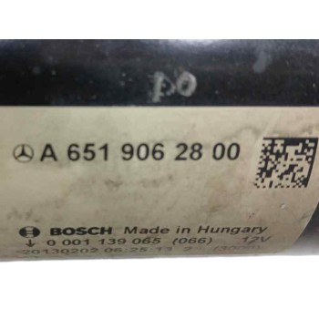 Recambio de motor arranque para mercedes-benz clase m (w166) 2.1 cdi cat referencia OEM IAM A6519062800 0001139065 