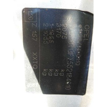 opel zafira a del año 2005