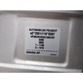 Recambio de carroceria corte para peugeot 407 2.0 16v hdi cat (rhr / dw10bted4) referencia OEM IAM   