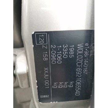 opel vectra c berlina del año 2002