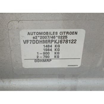 Recambio de carroceria corte para citroën c-elysée 1.2 12v vti referencia OEM IAM   