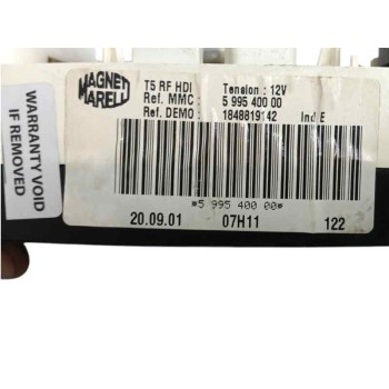 Recambio de mando calefaccion / aire acondicionado para peugeot 307 (s1) 2.0 hdi cat referencia OEM IAM 599540000  