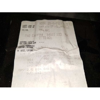 porsche cayenne (typ 9pa1) del año 2007