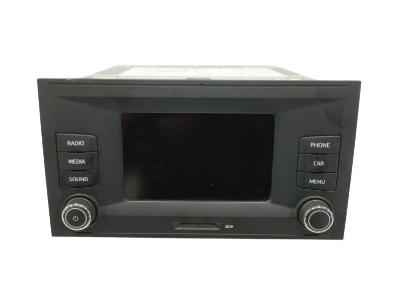 Recambio de pantalla multifuncion para seat leon st (5f8) 2.0 tdi referencia OEM IAM 5F0035871D  