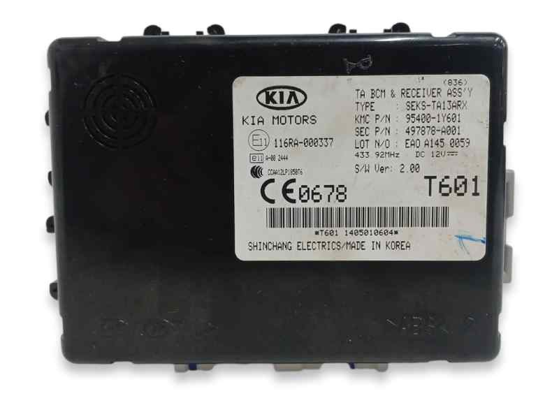 Recambio de modulo electronico para kia picanto 1.0 cat referencia OEM IAM 954001Y601 497878A001 Recambio de modulo electronico para kia picanto 1.0 cat referencia OEM IAM 954001Y601 497878A001