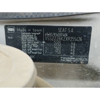 Recambio de carroceria corte para seat ibiza (6k1) 1.4 referencia OEM IAM   