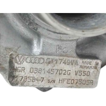 Recambio de turbocompresor para audi a4 berlina (8e) 1.9 tdi referencia OEM IAM 038145702G GT1749VA 