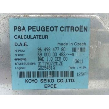 Recambio de modulo electronico para citroën c3 pluriel 1.4 referencia OEM IAM 9649847780 CENTRALITA DIRECCION 6900000482