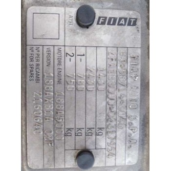 fiat punto berlina (188) del año 2001