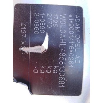 opel astra h berlina del año 2005