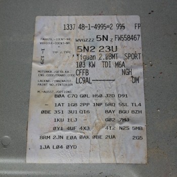 volkswagen tiguan (5n2) del año 2014