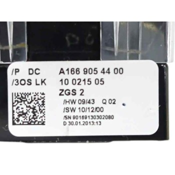 Recambio de mando elevalunas delantero izquierdo para mercedes-benz clase m (w166) 2.1 cdi cat referencia OEM IAM A1669054400  