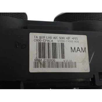 Recambio de mando calefaccion / aire acondicionado para kia picanto 1.0 cat referencia OEM IAM 972501Y000  