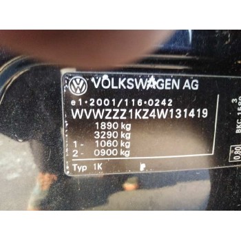 volkswagen golf v berlina (1k1) del año 2004