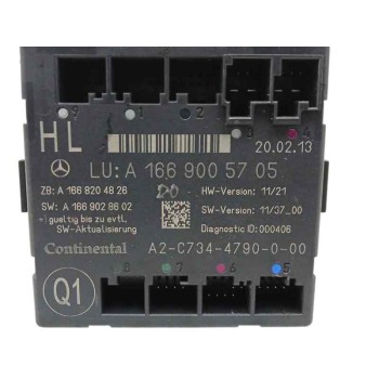 Recambio de modulo electronico para mercedes-benz clase m (w166) 2.1 cdi cat referencia OEM IAM A1669005705 A2C7344790000 