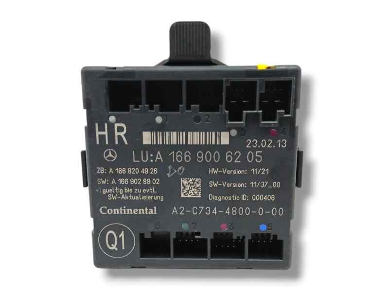 Recambio de modulo electronico para mercedes-benz clase m (w166) 2.1 cdi cat referencia OEM IAM A1669006205 A2C7344800000 