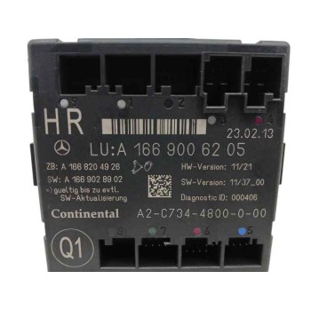Recambio de modulo electronico para mercedes-benz clase m (w166) 2.1 cdi cat referencia OEM IAM A1669006205 A2C7344800000 