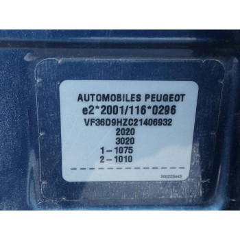 Recambio de carroceria corte para peugeot 407 1.6 hdi referencia OEM IAM   