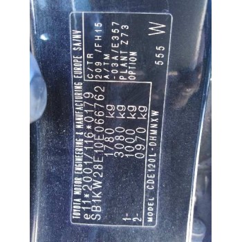 toyota corolla (e12) del año 2005