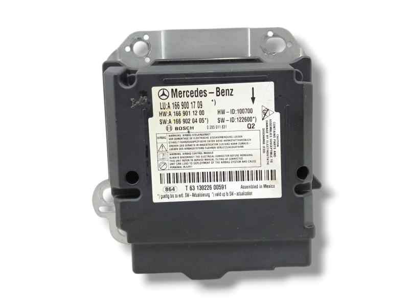 Recambio de centralita airbag para mercedes-benz clase m (w166) 2.1 cdi cat referencia OEM IAM A1669001709 0285011831 Recambio de centralita airbag para mercedes-benz clase m (w166) 2.1 cdi cat referencia OEM IAM A1669001709 0285011831