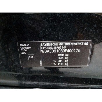 bmw serie 3 lim. (f30) del año 2012