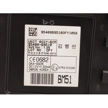 Recambio de modulo electronico para hyundai i10 1.0 cat referencia OEM IAM 95400B9510  