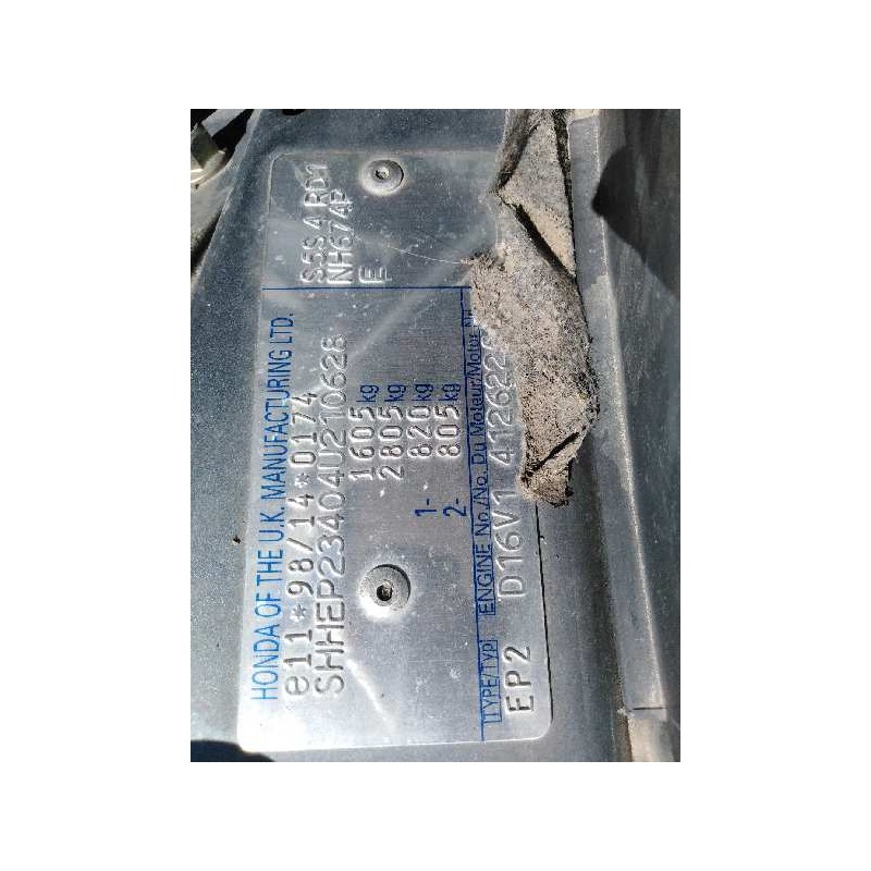 HONDA CIVIC BERLINA 3 (EP1/2) 2004