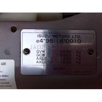 isuzu trooper del año 2004