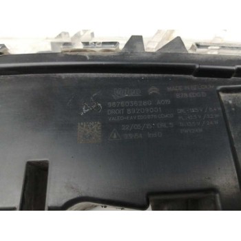 Recambio de piloto delantero derecho para citroën c4 picasso ii 1.6 bluehdi 120 referencia OEM IAM 9676036280 OBSERVAR FOTOS ENC
