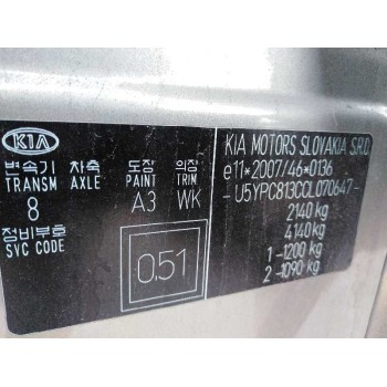 kia sportage iii (sl) del año 2011