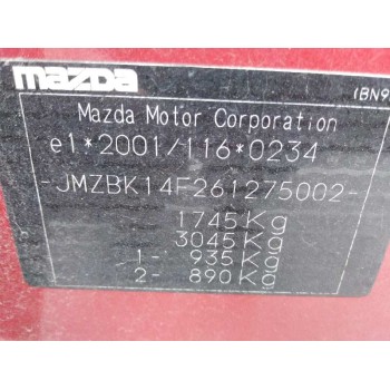 mazda 3 berlina (bk) del año 2005