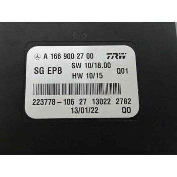 Recambio de modulo electronico para mercedes-benz clase m (w166) 2.1 cdi cat referencia OEM IAM A1669002700  