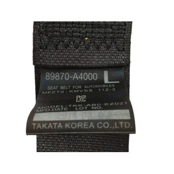Recambio de cinturon seguridad trasero izquierdo para kia carens ( ) 1.6 gdi cat referencia OEM IAM 89870A4000 TERCERA FILA 