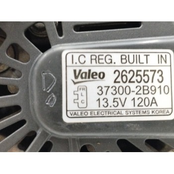 Recambio de alternador para kia carens ( ) 1.6 gdi cat referencia OEM IAM 373002B910 120A 2625573
