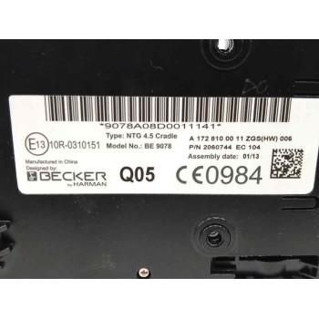 Recambio de modulo electronico para mercedes-benz clase m (w166) 2.1 cdi cat referencia OEM IAM A1728100011  