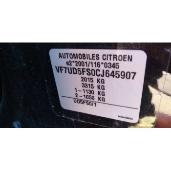 citroën c4 picasso del año 2012