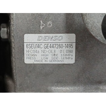 Recambio de compresor aire acondicionado para toyota avensis cross sport (t27) 1.8 16v cat referencia OEM IAM GE4472601495 6SEU1